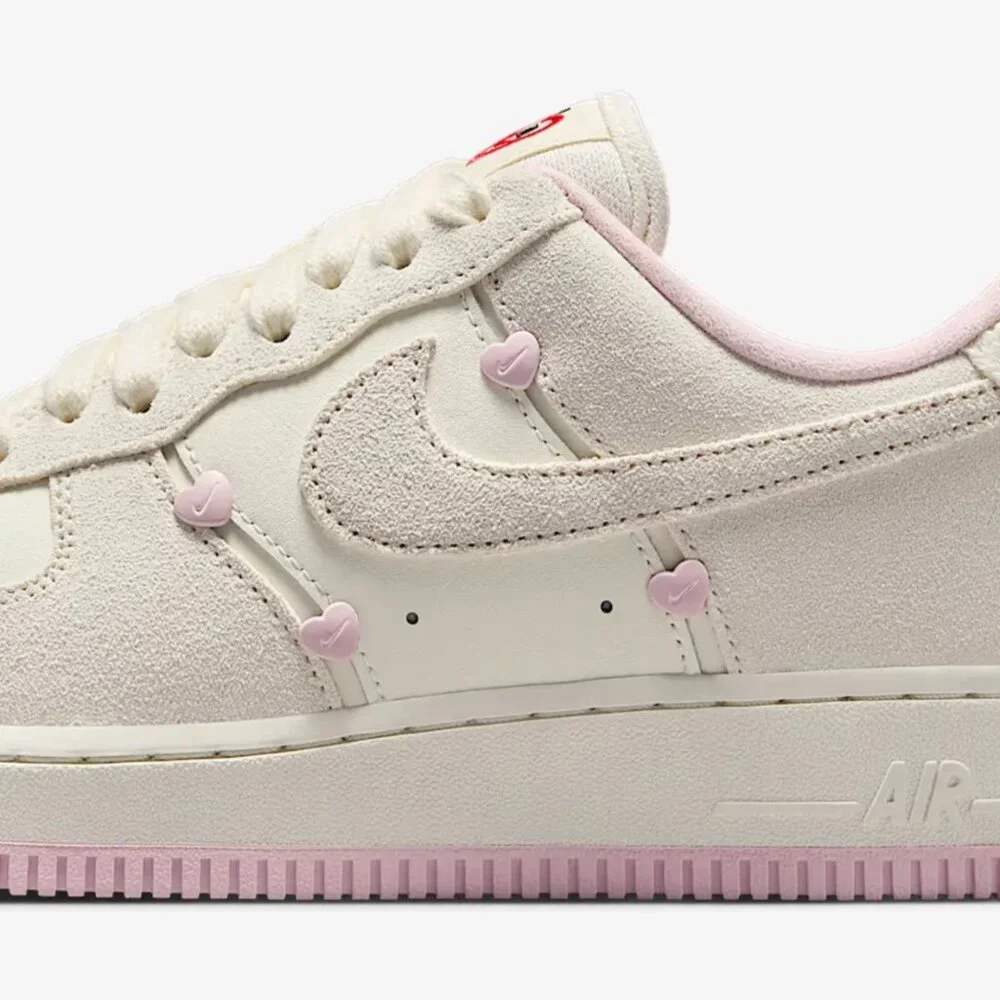 Nike Air Force 1 Low 'Valentine’s Day' Mens Size 10.5 Women Size 12 HV5992-111 - Picture 2 of 11